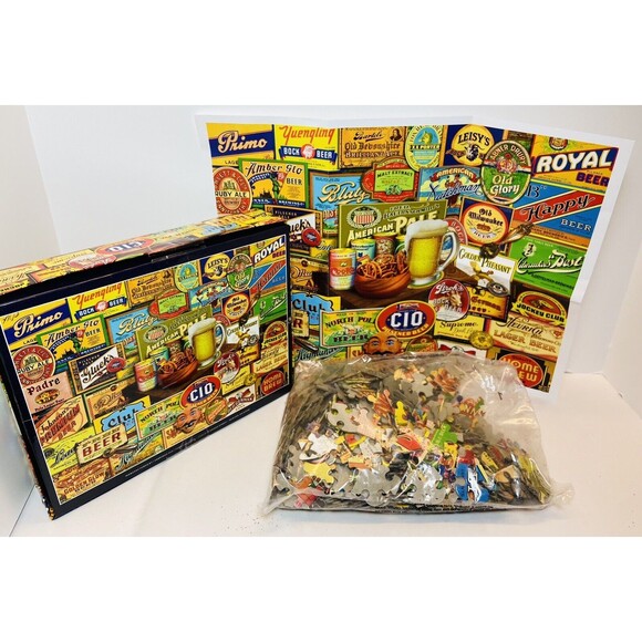 CEACO Beer ON TAP  550 Piece Puzzle   24" x 18" and Poster 2020 - Picture 3 of 4
